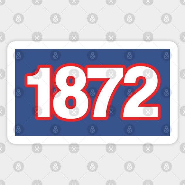 1872 Sticker by Footscore